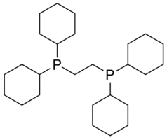 1,2-Bis(dicyclohexylphosphino)ethane Chemical Structure